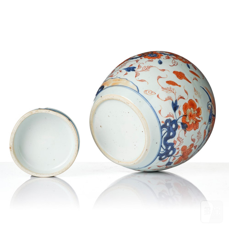 An imari jar wtih cover, - 图6
